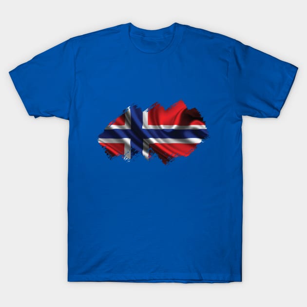 Flag of Norway T-Shirt by Teemperor